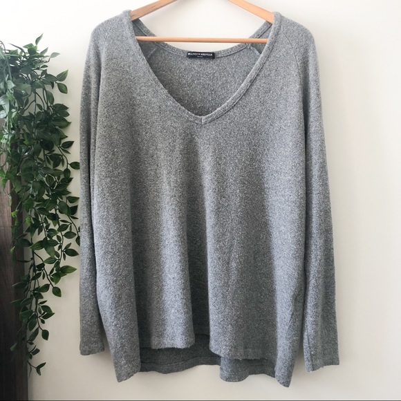 Brandy Melville Sweaters - Brandy Melville Oversized Grey Sweater